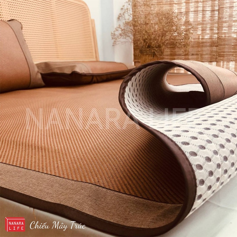 {Cao Cấp} Chiếu Mây Trúc Điều Hòa Bốn Mùa Dùng Quanh Năm Nhật Bản, Mát Lạnh, Êm Mềm Như Lụa, Thoáng Như Gió, Sợi Thiên Nhiên, An Toàn Tuyệt Đối Cho Sức Khỏe Trẻ Nhỏ, Bảo Vệ Môi Trường, Quà Tặng Ông Bà Bố Mẹ, Được Nhiều Khách Hàng Tin Lựa Chọn, Xuất Xứ Nhật Bản, Mẫu Mới 2026 13 chieu may nanara 7