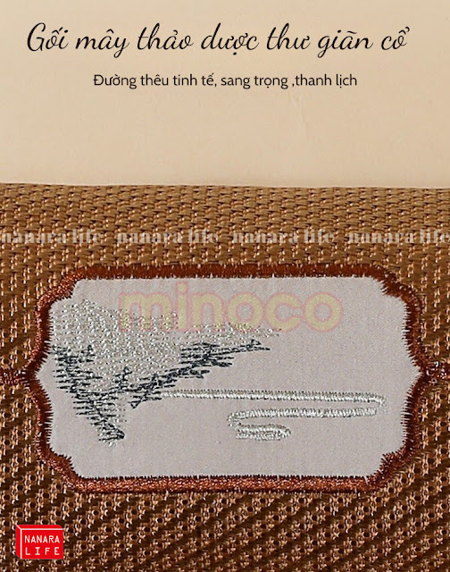 Gối Mây Thảo Dược Ngải Cứu Nanara Life Nhật Bản 11 goi may thao duoc 2