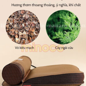Gối Mây Thảo Dược Ngải Cứu Nanara Life Nhật Bản 7 goi may thao duoc 3