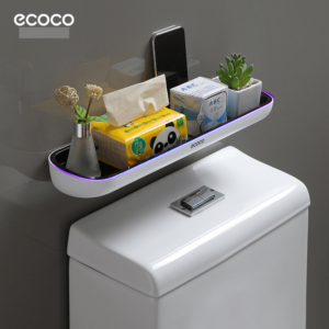 {Cao Cấp} Kệ Nhà Tắm Ecoco Nhựa ABS Cao Cấp Siêu Bền, Dán Tường Siêu Chắc Không Cần Khoan Tường, Chống Thấm Nước Tuyệt Đối, Dễ Dàng Vệ sinh, Nhựa ABS Chắc Chắn, Quà Tặng Gia Đình Nhà Mới, Khách Sạn, Nhà Hàng, Được Nhiều Khách Hàng Lựa Chọn, Mẫu Mới 2026 9 ke dai nha tam ecoco 6