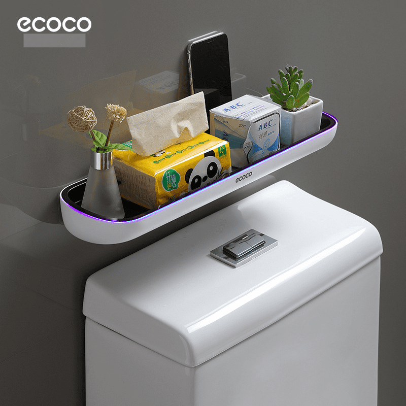 {Cao Cấp} Kệ Nhà Tắm Ecoco Nhựa ABS Cao Cấp Siêu Bền, Dán Tường Siêu Chắc Không Cần Khoan Tường, Chống Thấm Nước Tuyệt Đối, Dễ Dàng Vệ sinh, Nhựa ABS Chắc Chắn, Quà Tặng Gia Đình Nhà Mới, Khách Sạn, Nhà Hàng, Được Nhiều Khách Hàng Lựa Chọn, Mẫu Mới 2026 24 ke dai nha tam ecoco 6