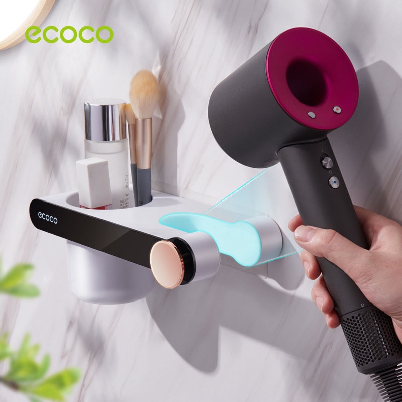 Kệ Để Máy Sấy Tóc Dán Tường Ecoco E2208 Cao Cấp Siêu Bền Tiện Lợi 15 ke may say toc ecoco 4