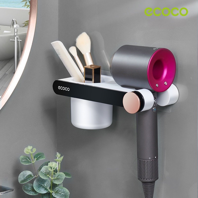 Kệ Để Máy Sấy Tóc Dán Tường Ecoco E2208 Cao Cấp Siêu Bền Tiện Lợi 16 ke may say toc ecoco 5