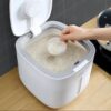 {Chính Hãng} Thùng Đựng Gạo Thông Minh Ecoco 10kg Nhỏ Gọn Tiện Lợi, Nhựa ABS Siêu Bền, An Toàn Cho Sức Khỏe, Chống Côn Trùng, Ẩm Mốc Cực Tốt, Quà Tặng Người Thân Gia Đình, Được Nhiều Khách Hàng Tin Dùng, Mẫu Mới 2026. 30 thung dung gao ecoco 6