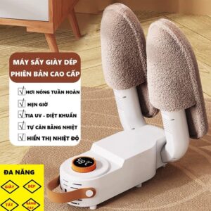 {Cao Cấp} Máy Sấy Giày Công Nghệ Tia UV Khử Mùi Giày Tất Găng Tay Bằng Nhật Bản, Loại Bỏ Mùi Hôi Ẩm Mốc, Quà Tặng Bạn Thân Gia Đình, Được Nhiều Khách Hàng Lựa Chọn, Mẫu Mới 2026. 8 may say giay 5