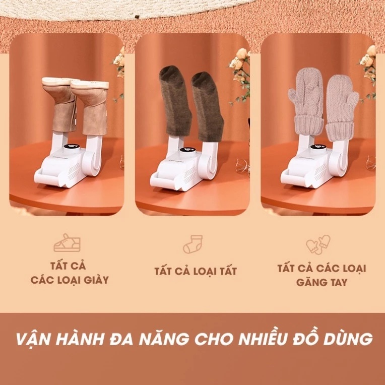 {Cao Cấp} Máy Sấy Giày Công Nghệ Tia UV Khử Mùi Giày Tất Găng Tay Bằng Nhật Bản, Loại Bỏ Mùi Hôi Ẩm Mốc, Quà Tặng Bạn Thân Gia Đình, Được Nhiều Khách Hàng Lựa Chọn, Mẫu Mới 2026. 20 may say giay sokany 4