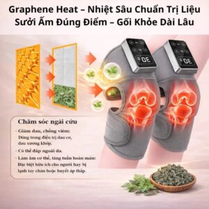 {Cao Cấp} Máy Massage Đầu Gối Đai Đeo Mát Xa Ngải Cứu Làm Nóng, Làm Nóng Nhanh Hỗ Trợ Giảm Đau Nhức Gối, Bả Vai, Cánh Tay, Quà Tặng Ông Bà Bố Mẹ Người Thân, Được Nhiều Khách Hàng Lựa Chọn, Xuất Xứ Nhật Bản, Mẫu Mới 2026. 16 may massage dau goi 17