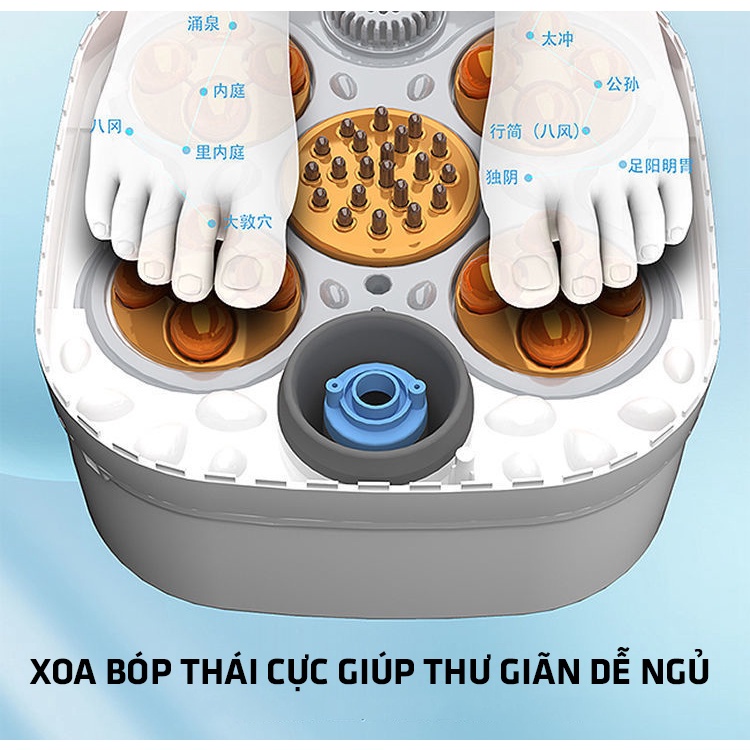 Bồn Ngâm Chân Massage Tự Động - Massage Thư Giãn, An Toàn, Dễ Dùng 2 bon ngam chan massage 1