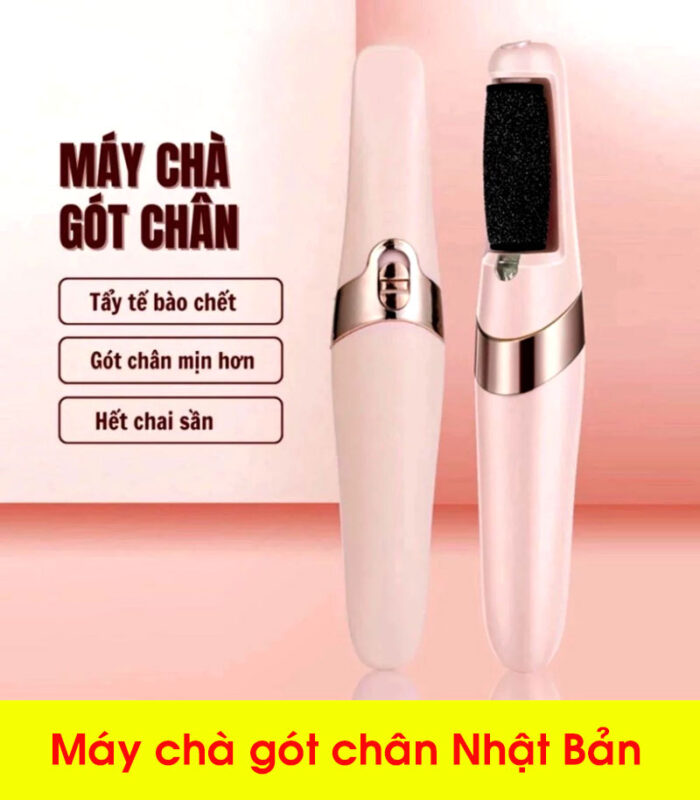 {Cao Cấp} Máy Chà Gót Chân 2 Đầu Mài Tẩy Tế Bào Chết, Thiết Kế Nhỏ Gọn, Sạc Pin Tiện Lợi, Chăm Sóc Gót Chân Tại Nhà Hiệu Quả, Được Nhiều Khách Hàng Lựa Chọn, Xuất Xứ Nhật Bản, Mẫu Mới 2026. 13 may cha got chan 7